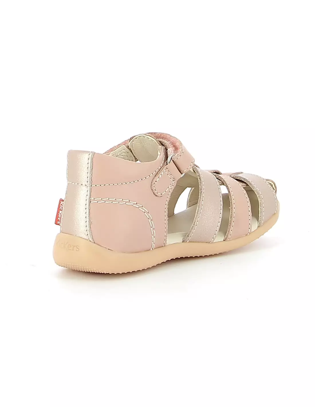 KICKERS BIGFLO - Sandales & nu-pieds Rosemetallic