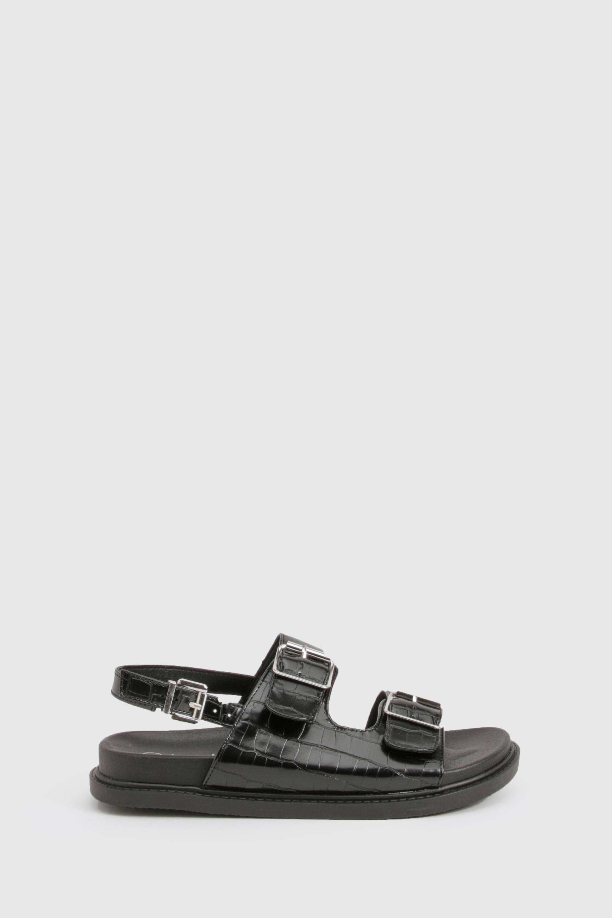 boohoo Sandale Papa Sportive à Double Bride et Coupe Large