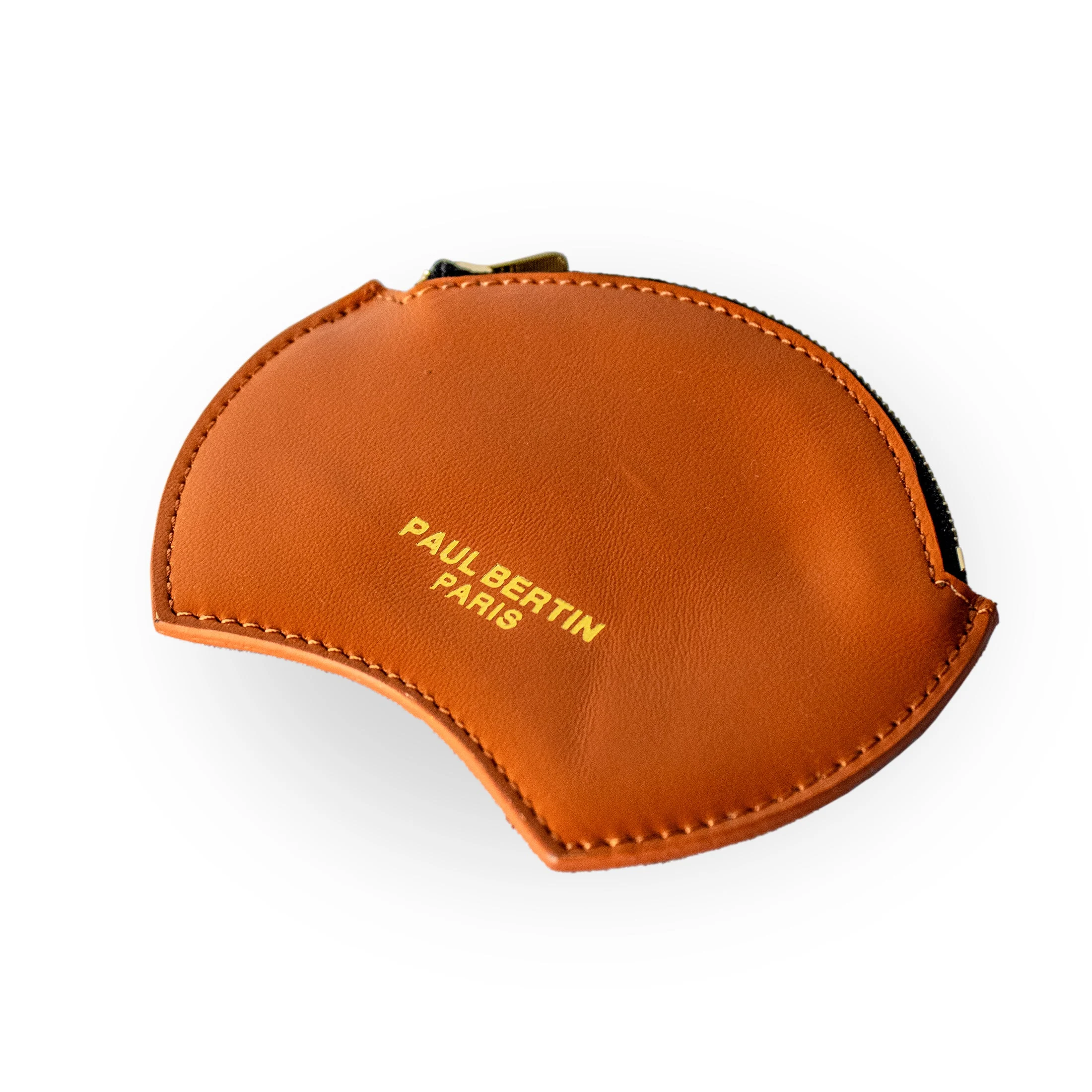 Porte-monnaie en cuir | Orange