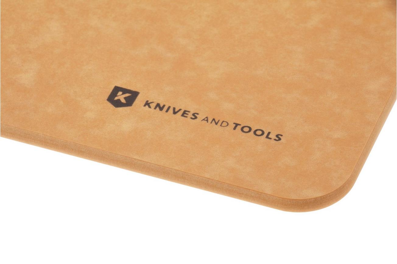 Knivesandtools Wood Fiber, Natural, snijplank, 37 x 27 cm