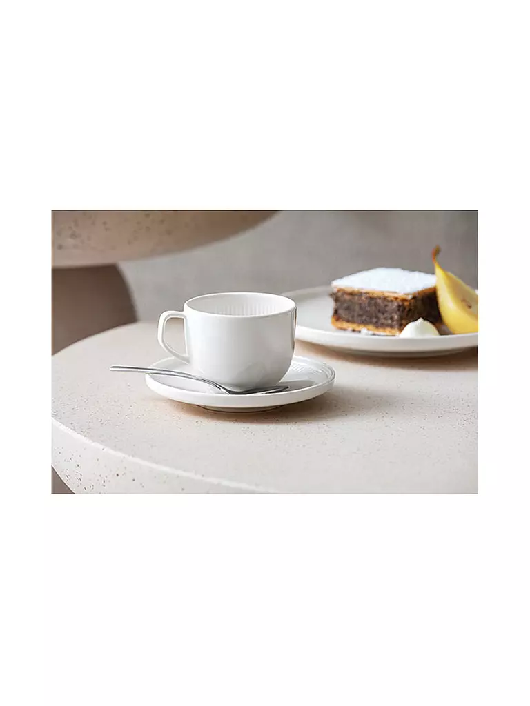 VILLEROY & BOCH Kaffeeuntertasse AFINA 14cm weiss