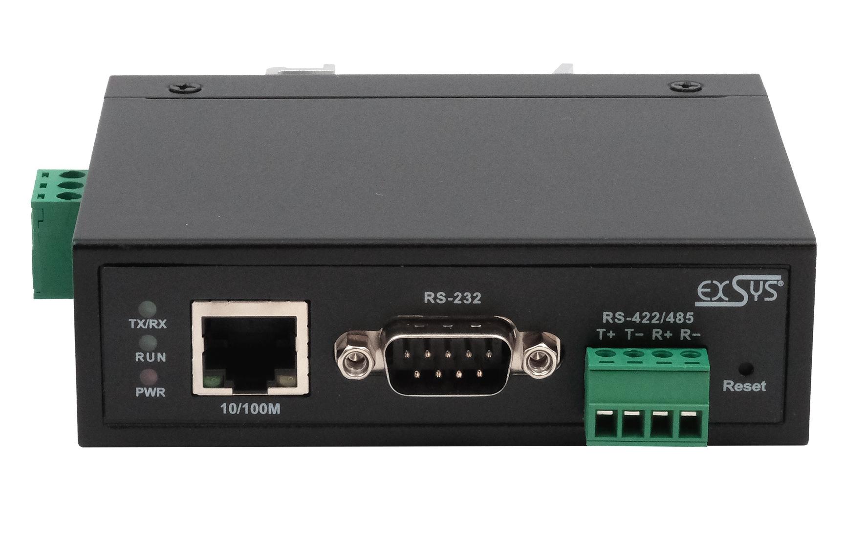 Serieller Geräteserver EX-61001<br>Serieller Multiprotokoll-Geräteserver mit 1 Ethernet Port