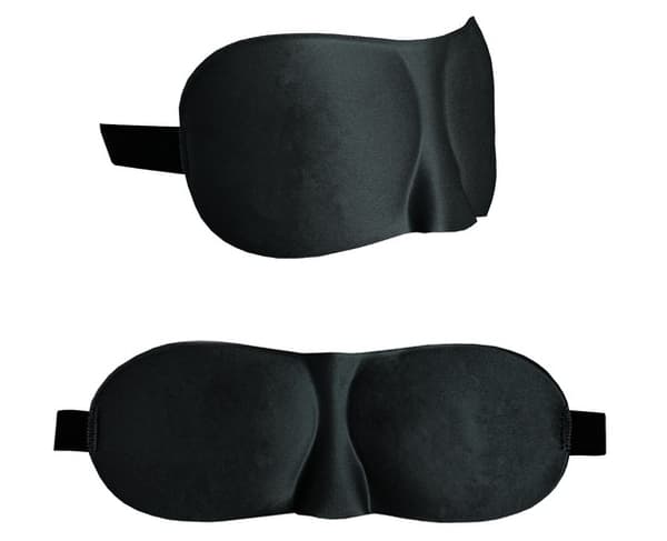 Memory Foam reisepute | 3D nakkepute | Sett med øyemaske og ørepropper