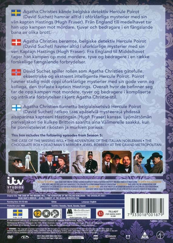 Poirot - Boks 10 - DVD