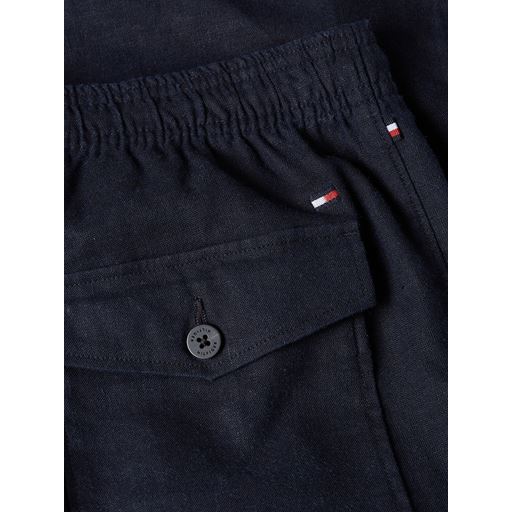 Tommy Hilfiger Harlem Linen Solid Shorts, Desert Sky, 40