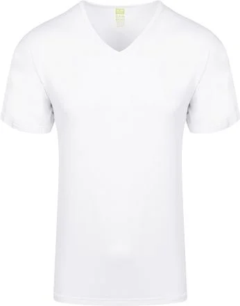 Alan Red Bamboo T-shirt V-Hals Wit 6663/SP/01 Baltim T-shirt White kopen