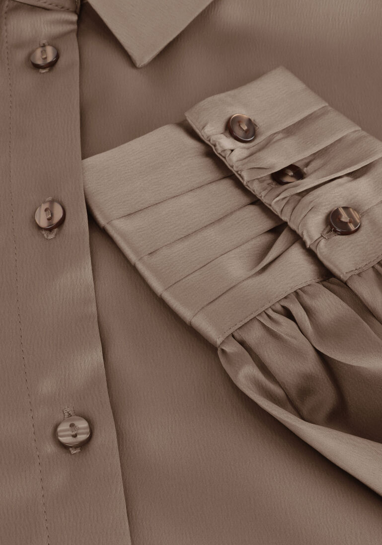 Y.A.S. taupe y.a.s. blouse yaspella ls shirt s.