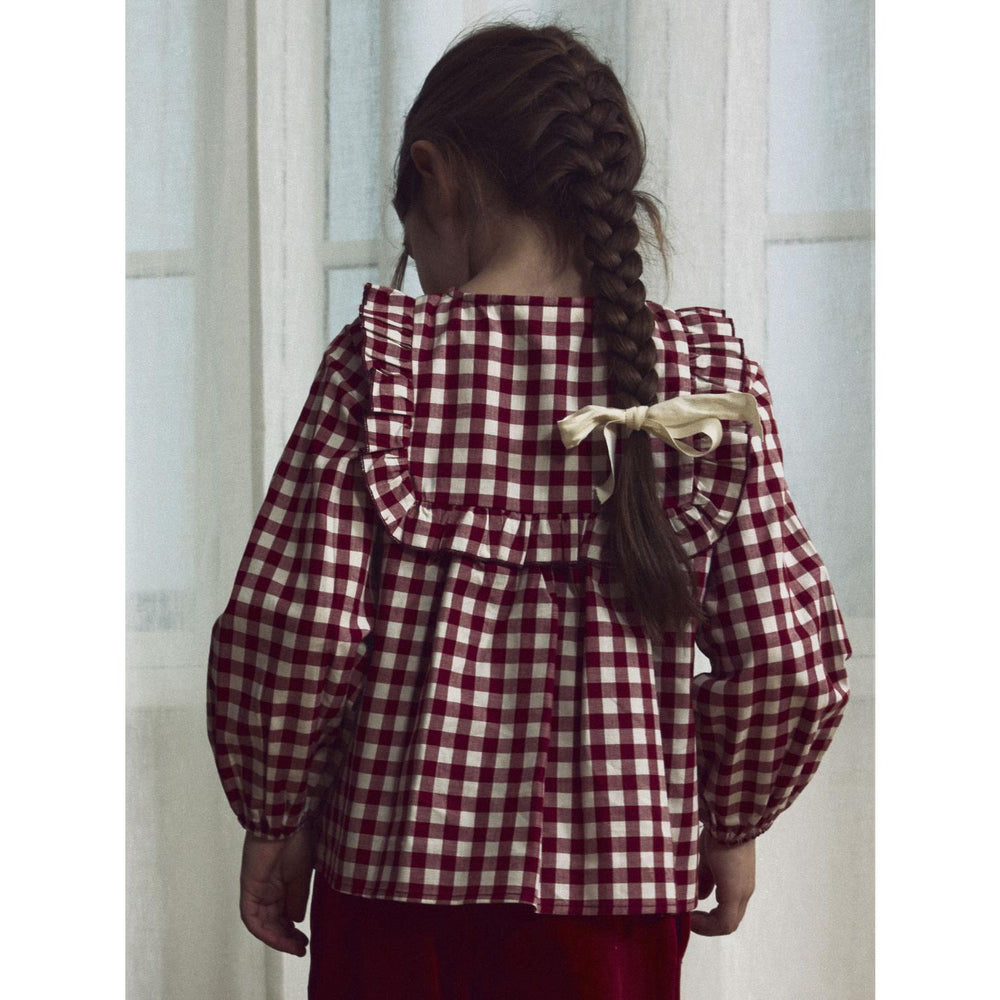 Køb Lil'Atelier Red Dahlia Nmfrio Ls Loose Skjorte Lil