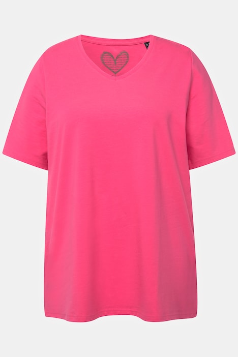 T-Shirt, A-Linie, V-Ausschnitt, Halbarm