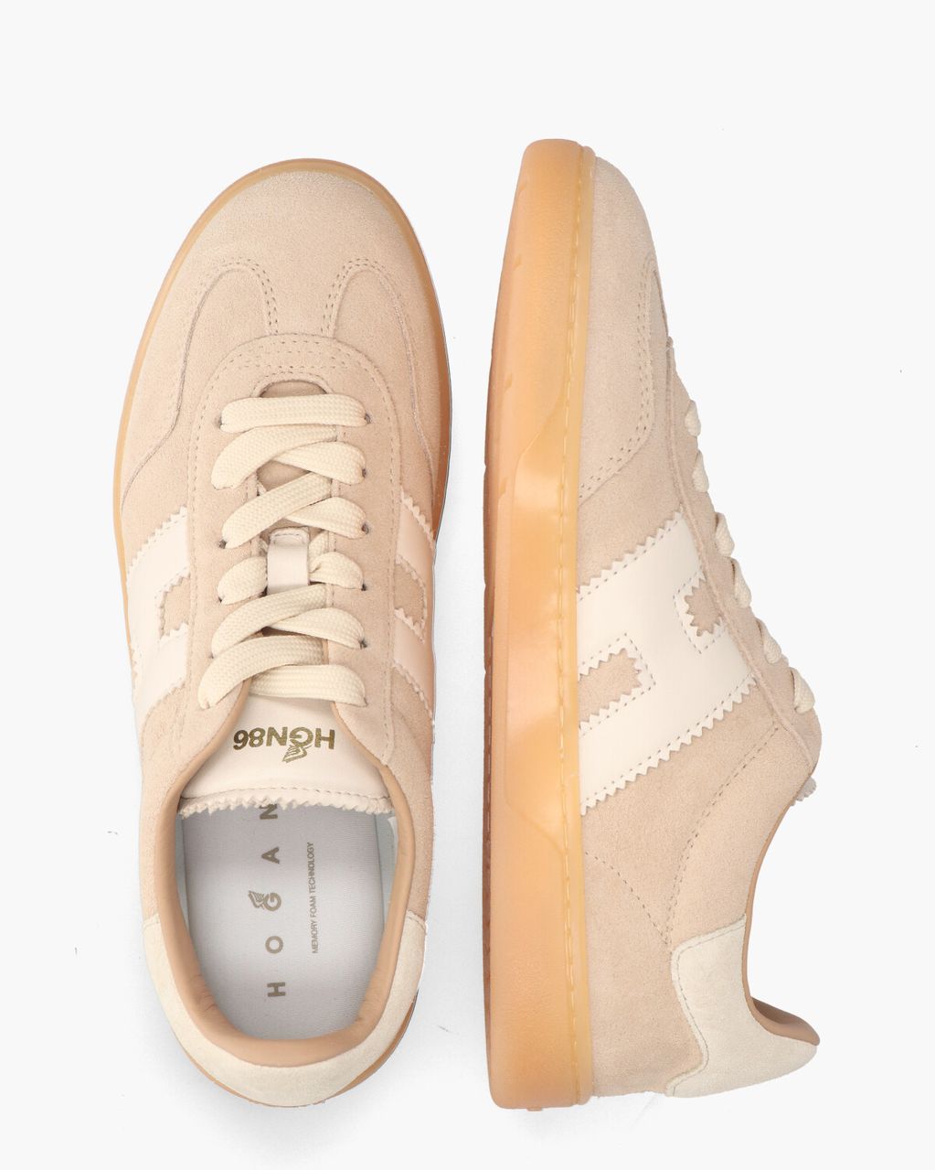 Hogan Cool Beige/Off-White Damessneakers