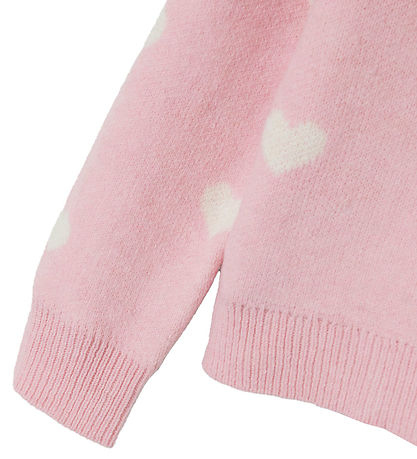 Name It Bluse - Strik - NmfOdessa Ls Knit - Roseate Spoonbill