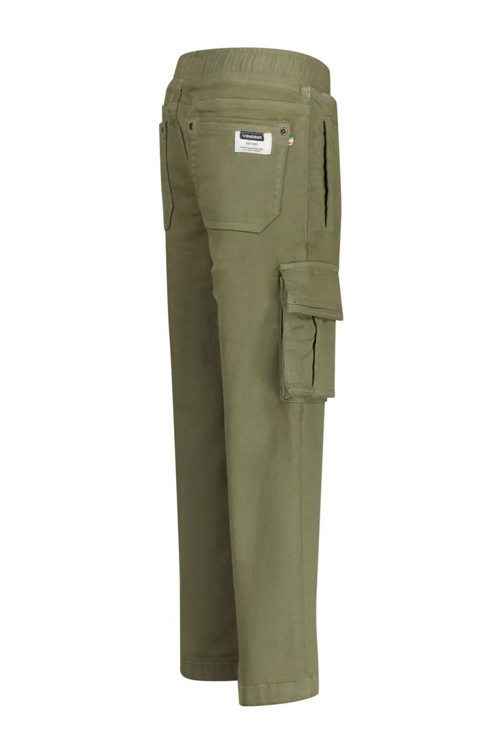 Vingino loose fit cargobroek Claudio groen