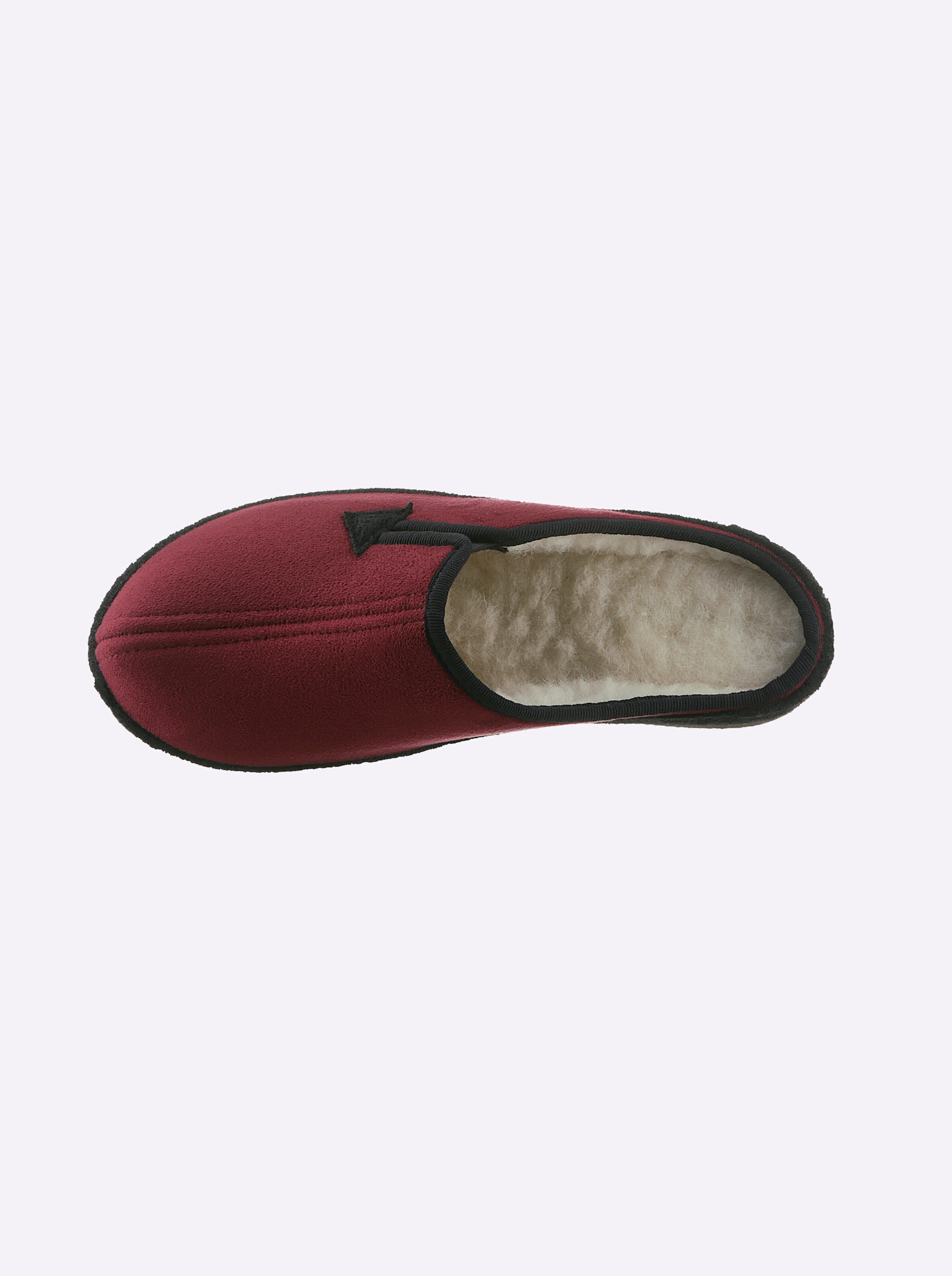 Schawos Pantoffel in bordeaux