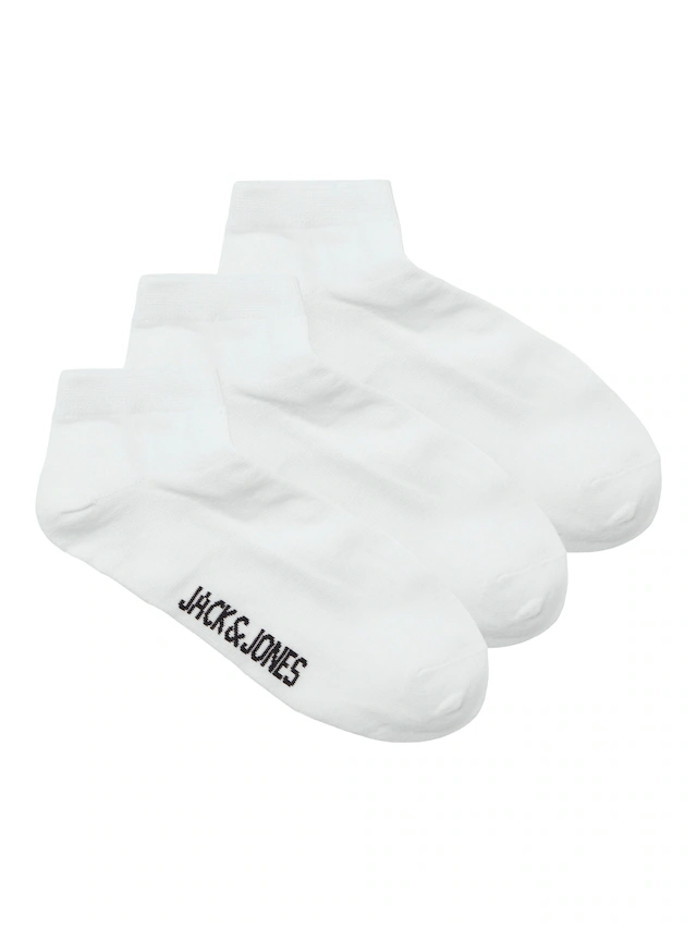 Jack & Jones Sneakersocken »JACLOUIS – Sockenpackung mit Stretch-Anteil, Einheitsgrösse« Packung, 3 Paar tlg. unifarben, casual