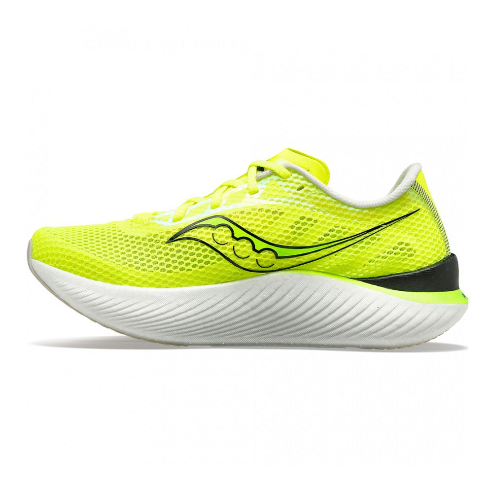 Saucony ENDORPHIN PRO 3 - Chaussures running Homme citron/slime