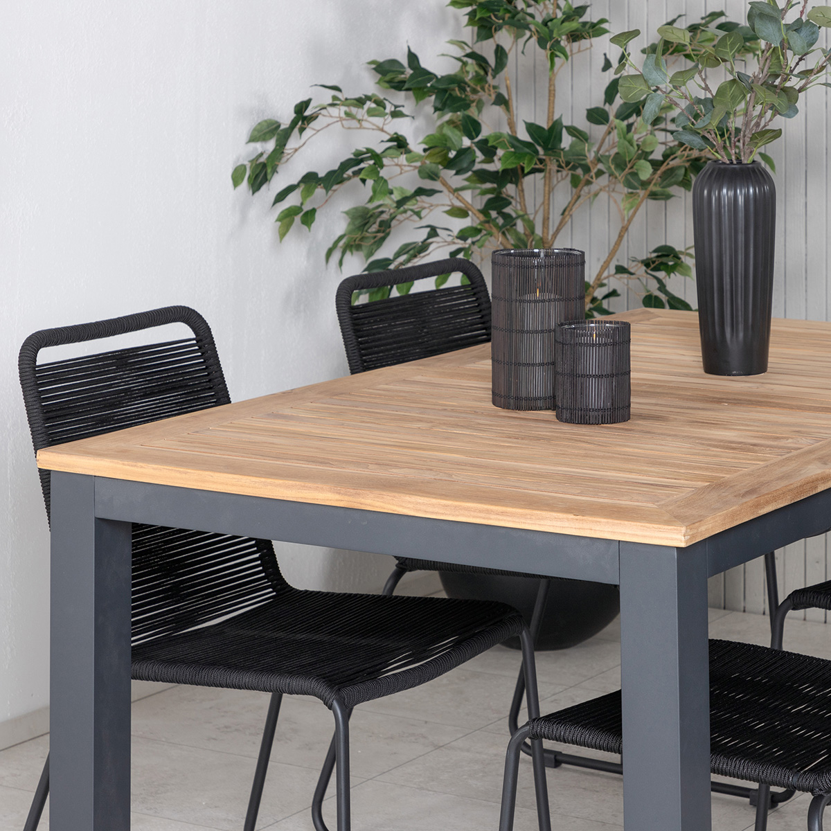 Uitschuifbare tuintafel Arvin Bruin