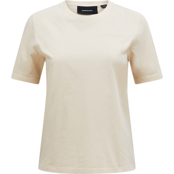 Peak Performance Original Small Logo T-Shirt Sand Fog Damen