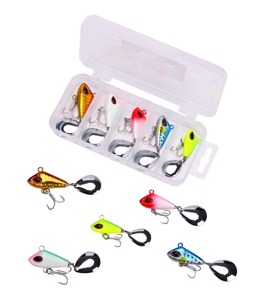 Fish4All Jigspin Kit Mix 10, 15 & 20g (5 pcs)