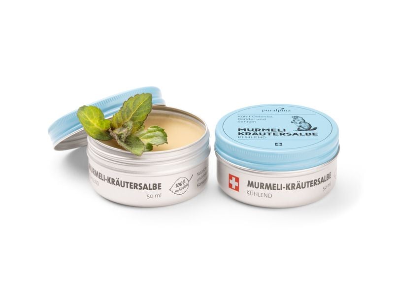 Puralpina Murmeli-Kräutersalbe kühlend 50 ml Kühlende Salbe