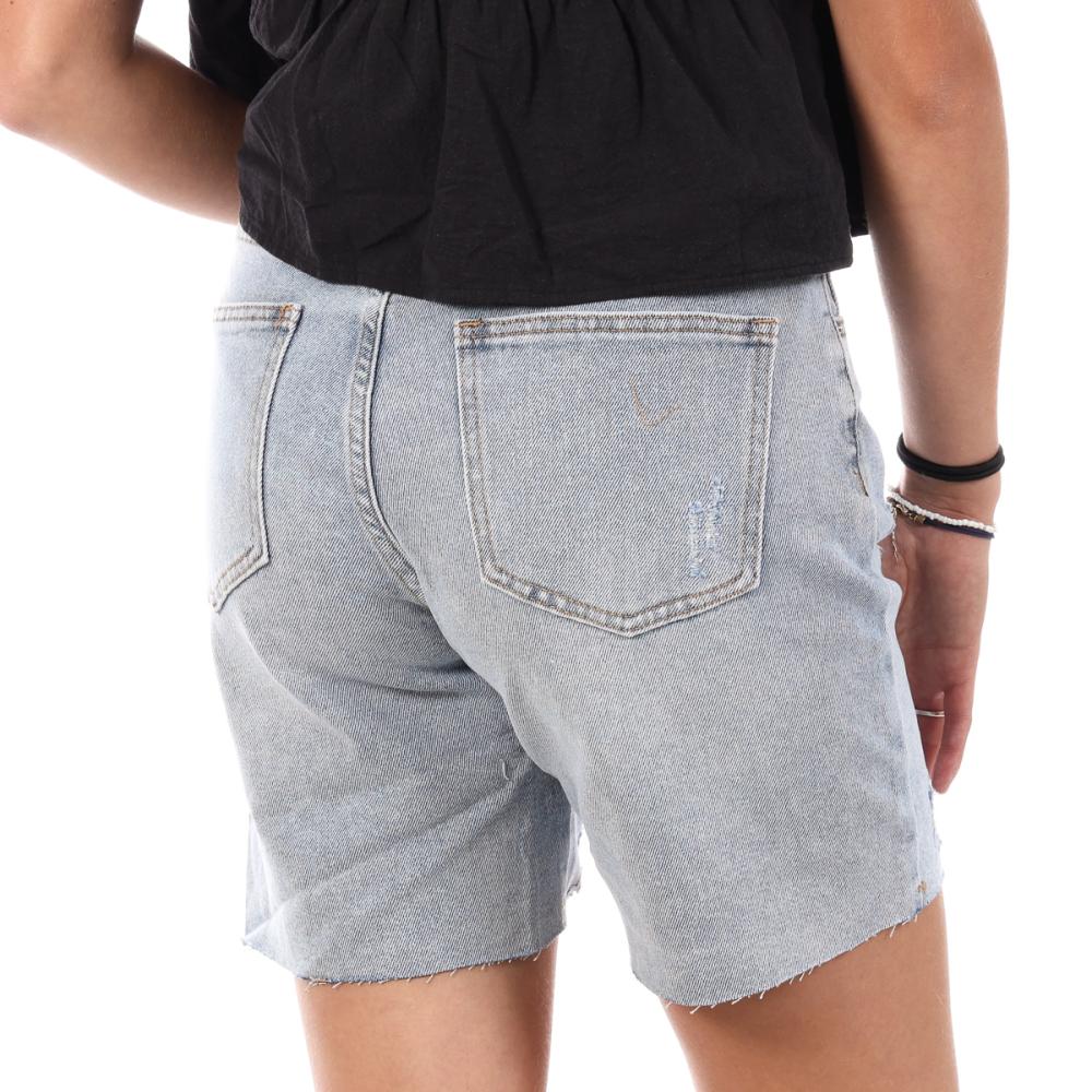 Monday Premium Bermuda en Jean Bleu Femme Monday Premium Bermuda Coupe