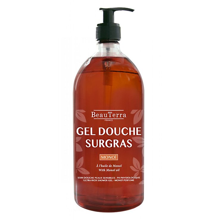 Gel douche surgras Monoï 1 Litre