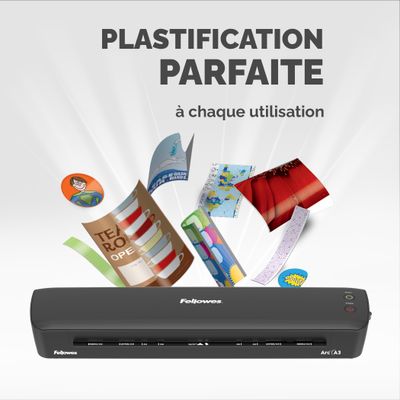 Fellowes - plastifieuse Arc A3 - Noir