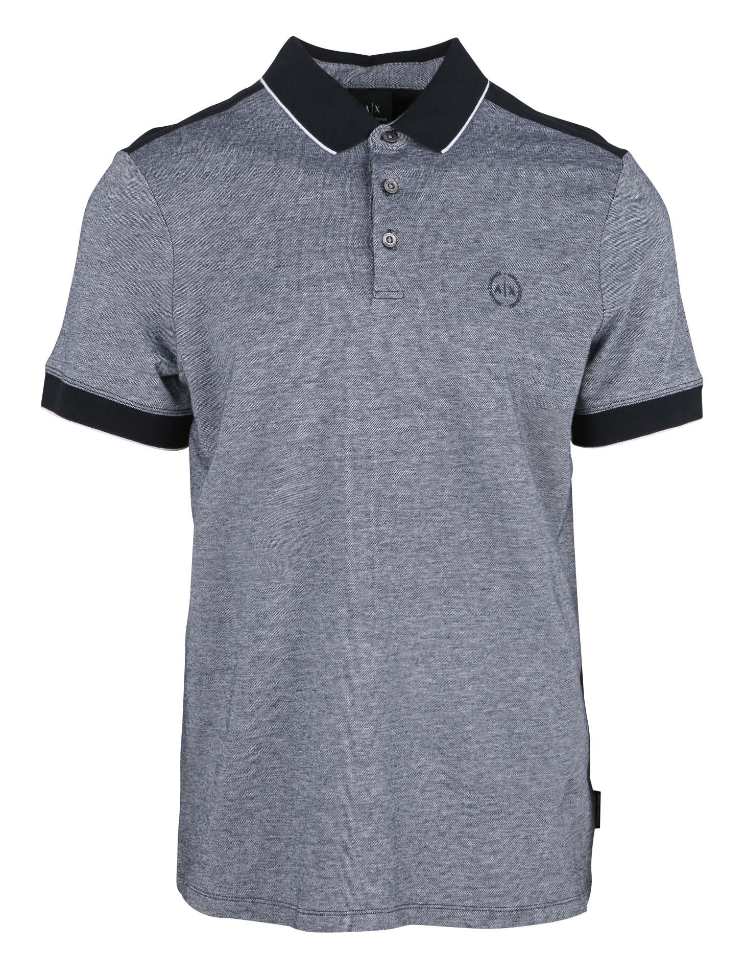 Polo regular fit en coton| Bleu