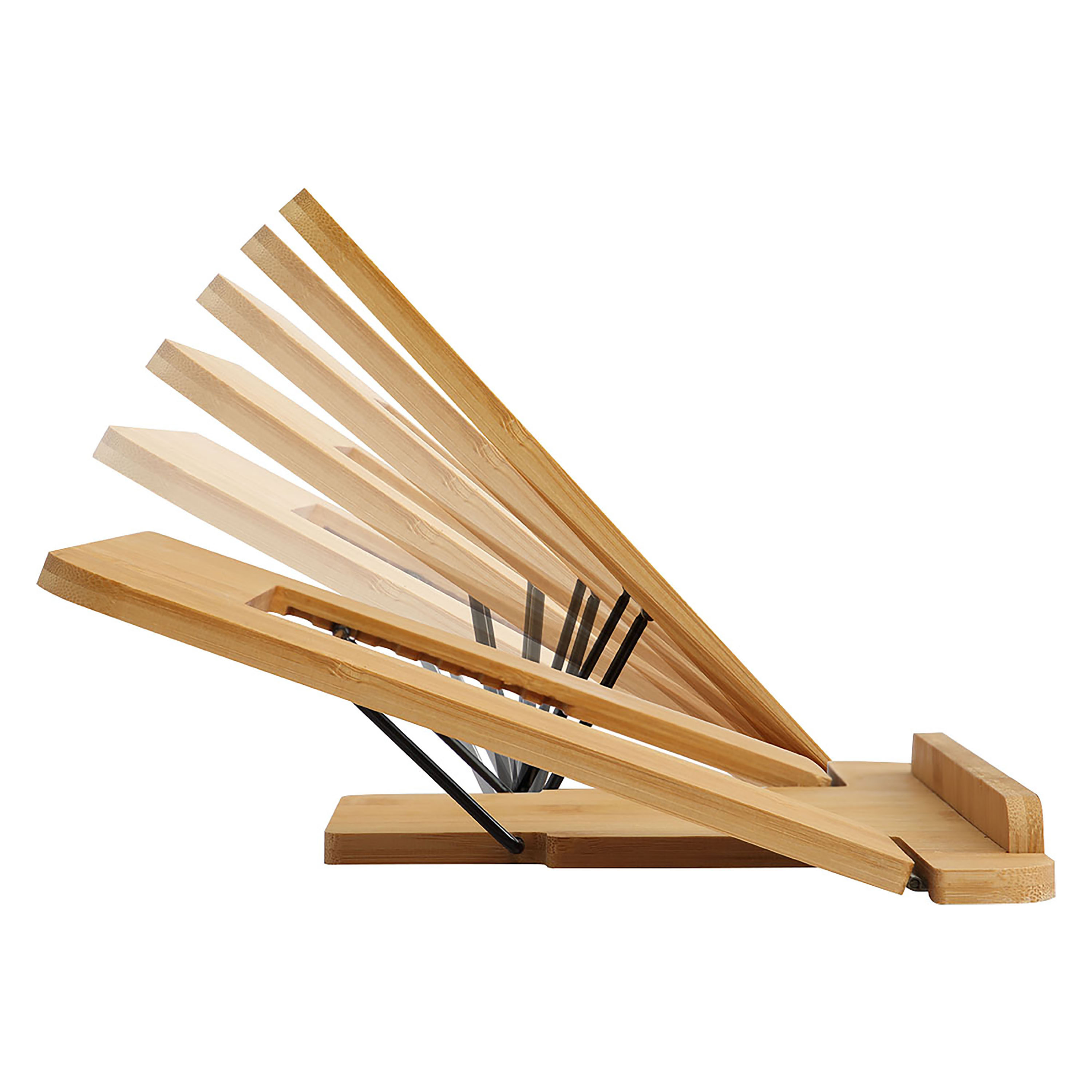 SUPORTE PARA PORTÁTIL AUCHAN BAMBOO E METAL 27X25.5X2.5CM