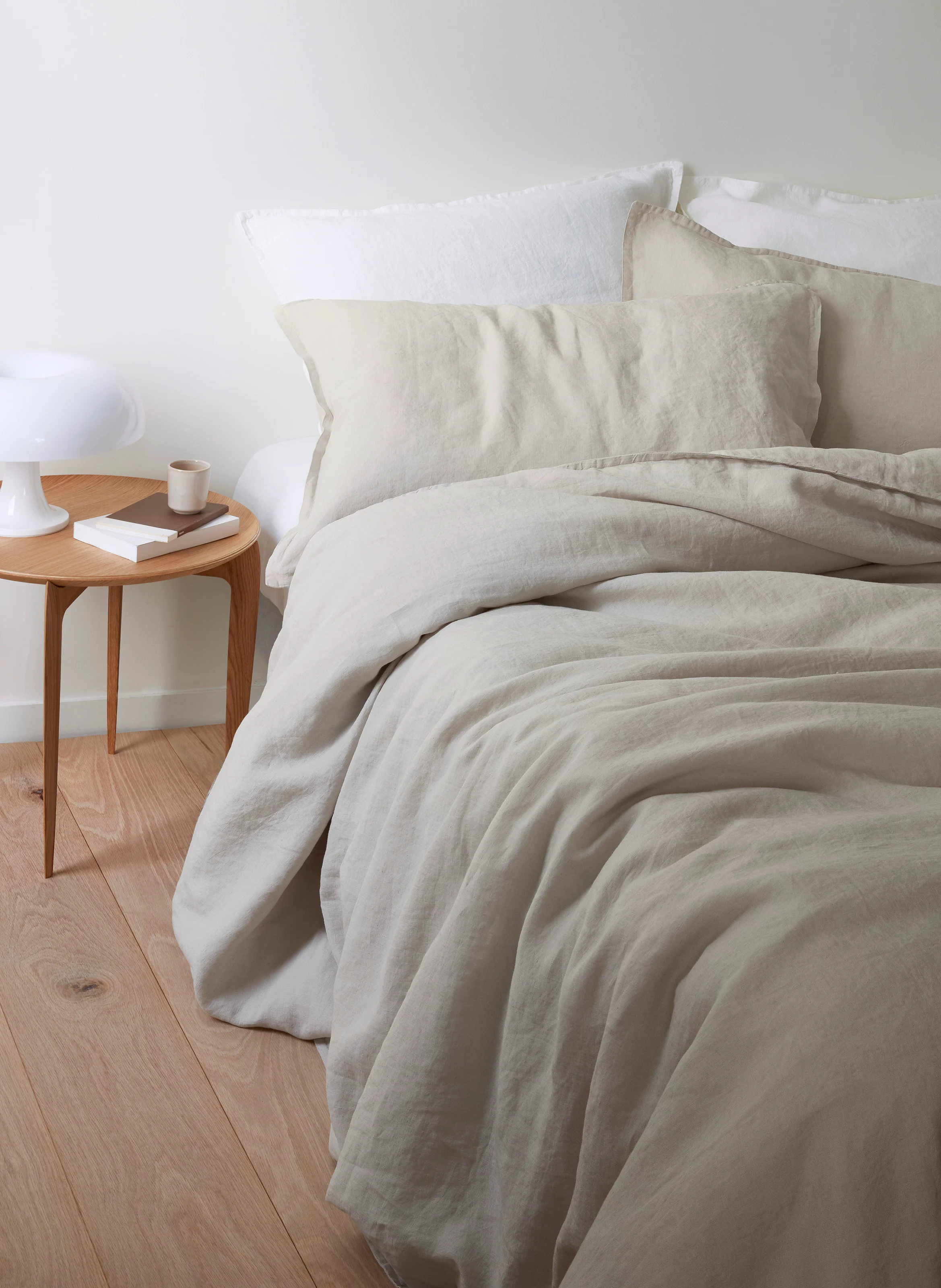 HC LIN - Housse de couette en lin lavé| Beige