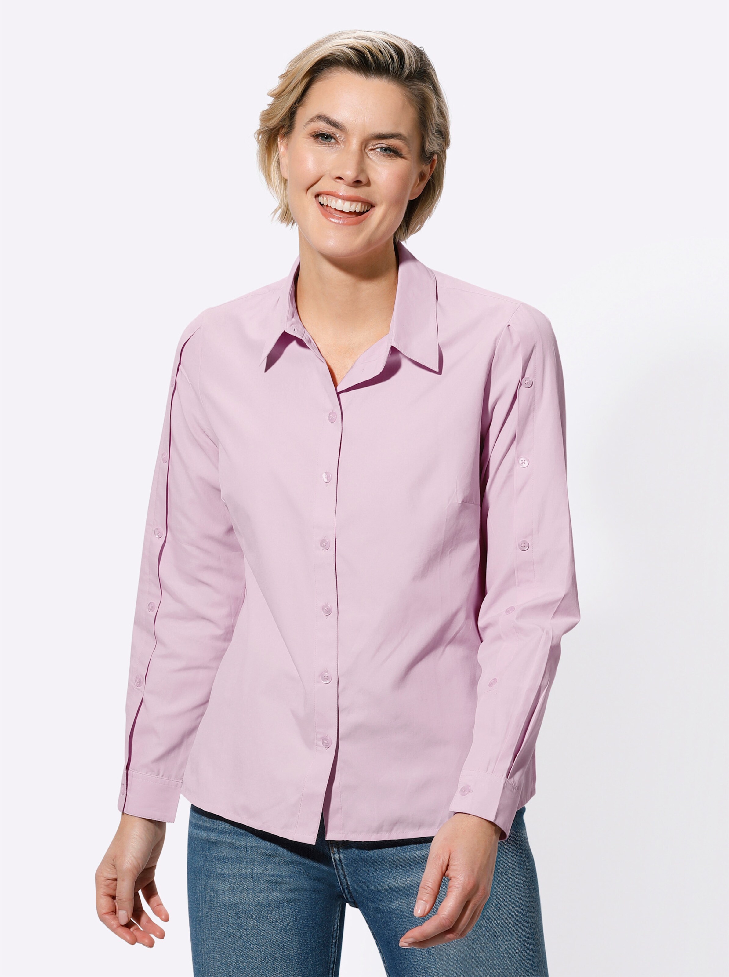 5-Pocket-Jeans in rosé