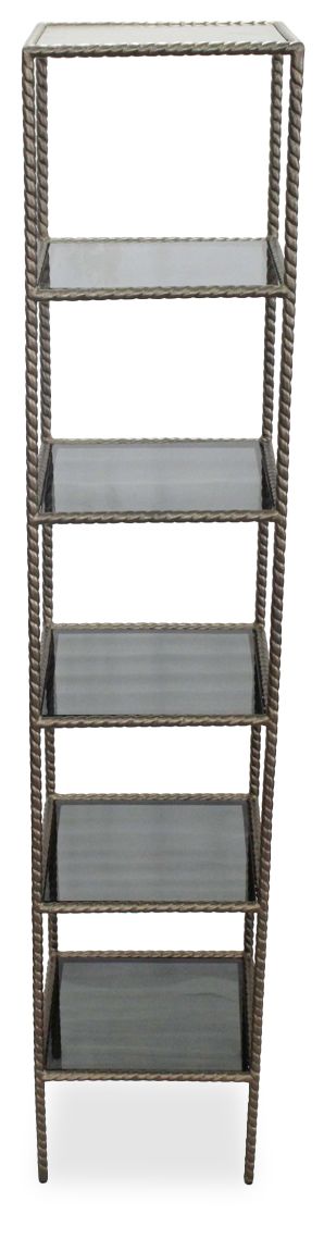 Vakkenkast 214338 Goud Sheridon B40 x D40 x H200 cm