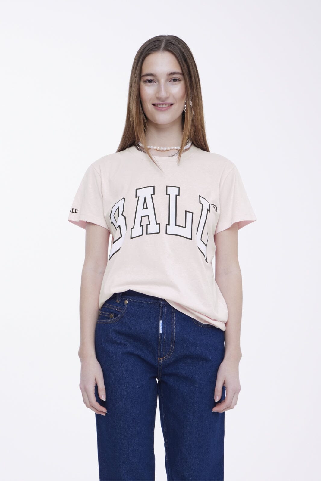 Ball R. David Womens T-Shirt 204303 milkshake