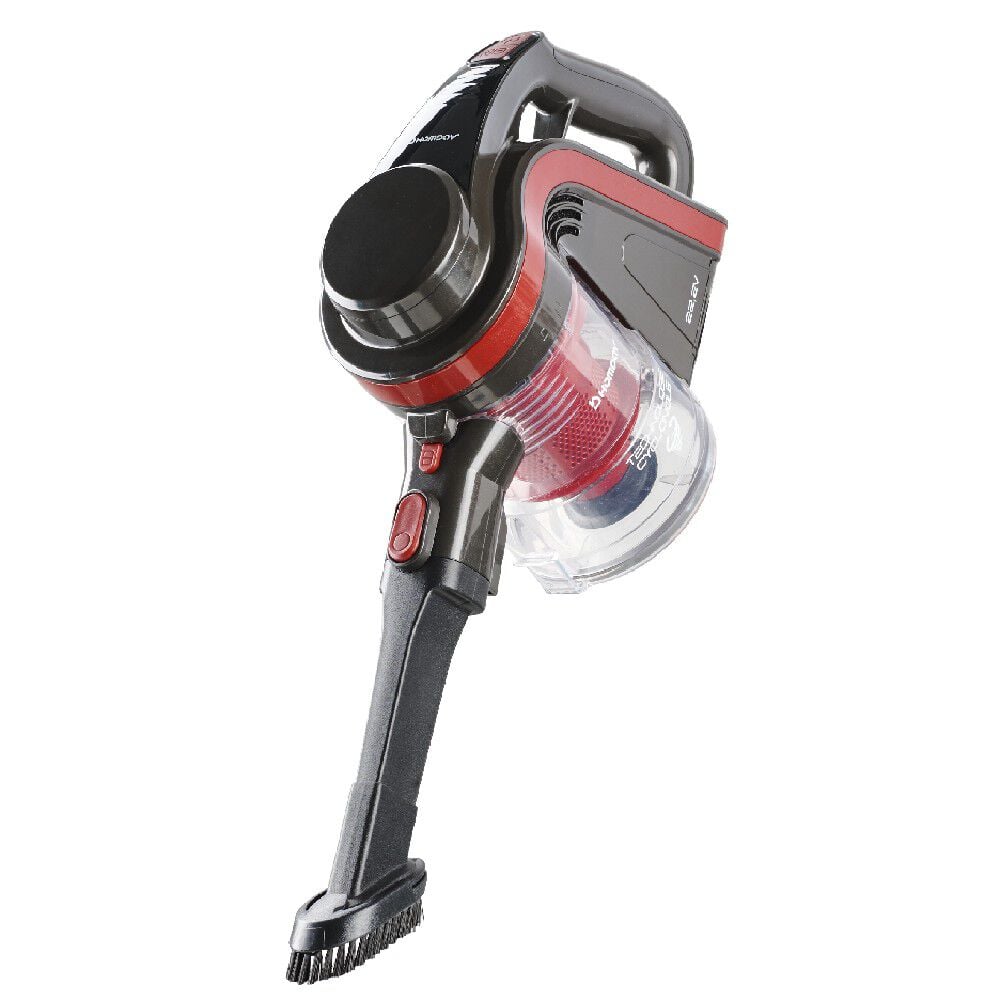 Aspirateur 2 en 1 sans fil sans sac silencieux Homday rouge