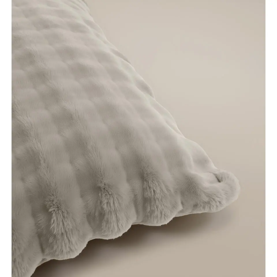 Dekbedovertrek 140x220 – Pompom Design & Warm Flanel Fleece - Beige