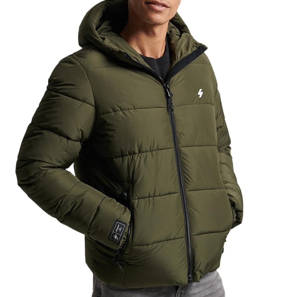 Superdry Doudoune Kaki Homme Superdry Hooded