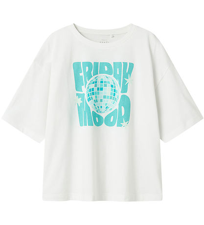 Name It T-Shirt - NkfVeen - Bright White/Disco