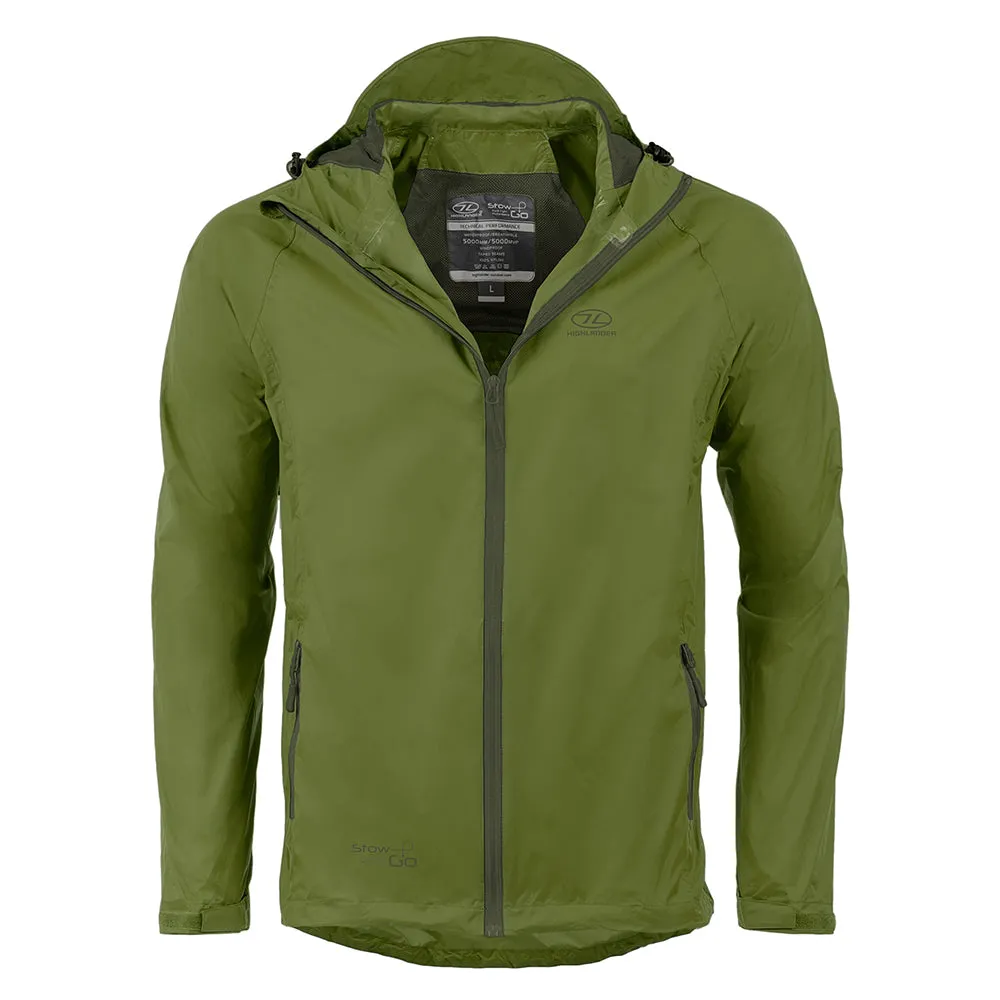 Highlander -  Highlander Regenjacke Stow and Go oliv