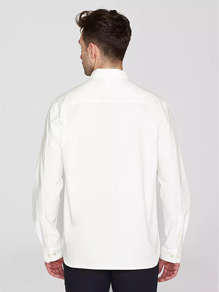KNOWLEDGE COTTON APPAREL Hemd Regular Fit HARALD weiss