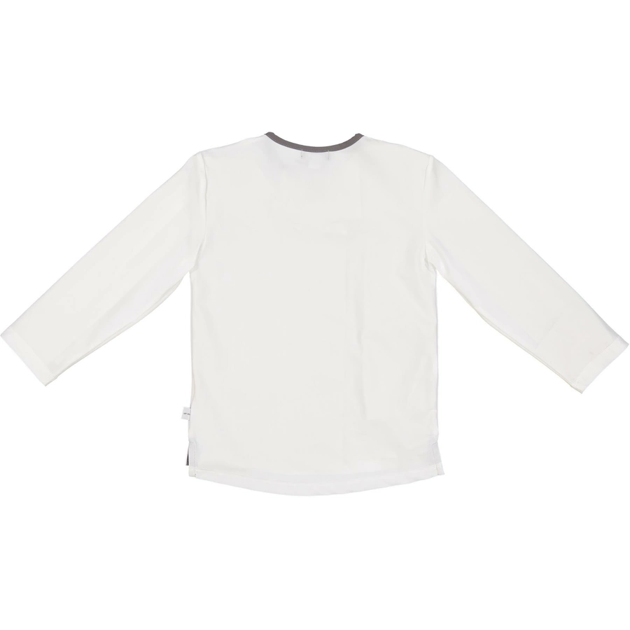 Kalani Sunwear Langarmshirt Kiwi White and grey