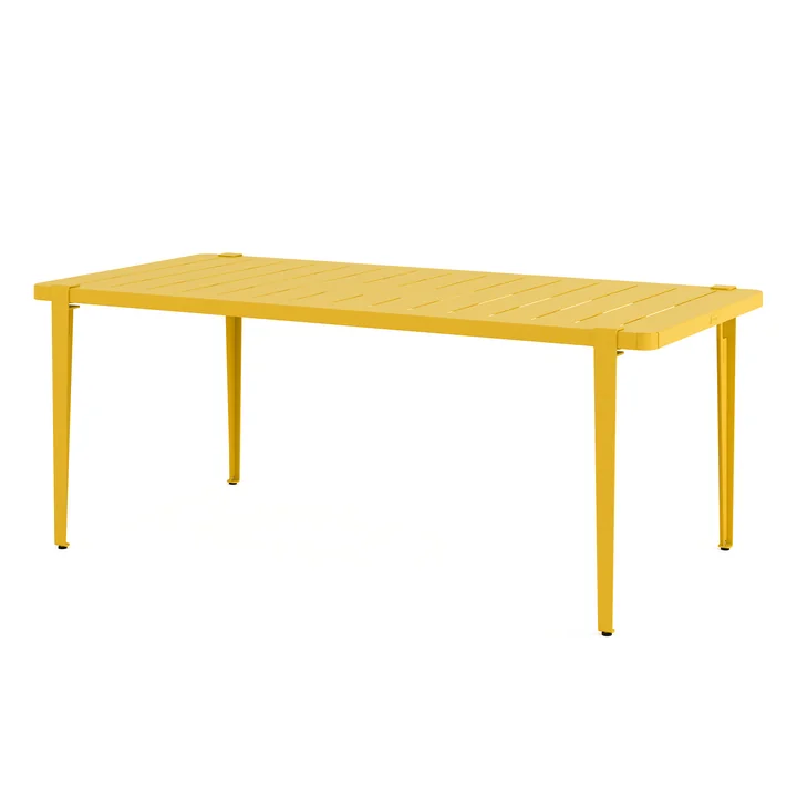 TipToe - Gartentisch MIDI Kollektion, 190 x 90 cm, sonnengelb