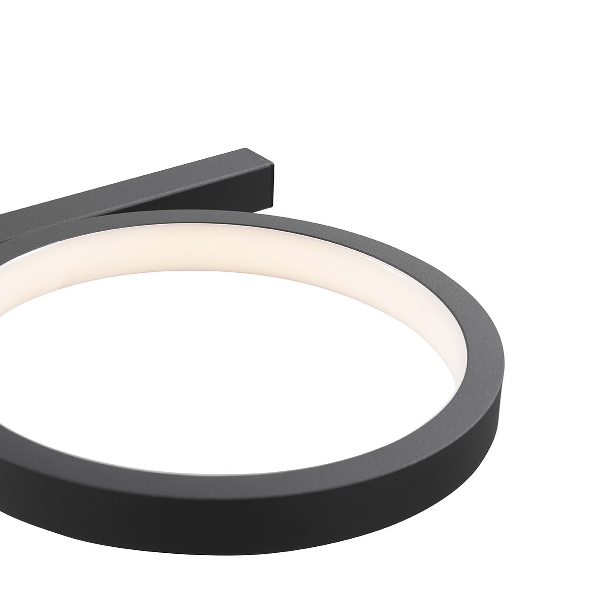 Moderne hanglamp zwart incl. LED 3-staps dimbaar 3-lichts - Vivé