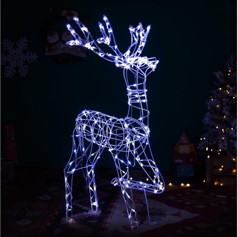Brilagi - LED buitenkerstdecoratie - 105 cm - 3,6W - 6500K - IP44 - Rendier