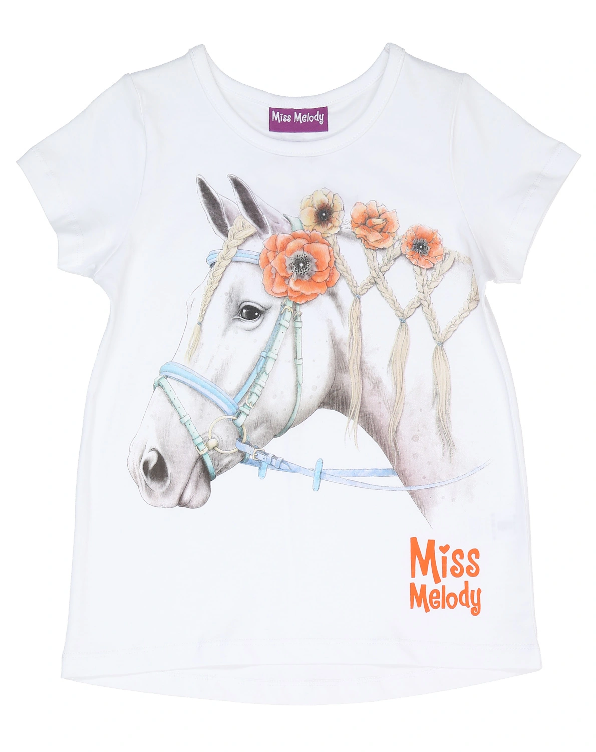 Schlafanzug MISS MELODY kurz in bright white