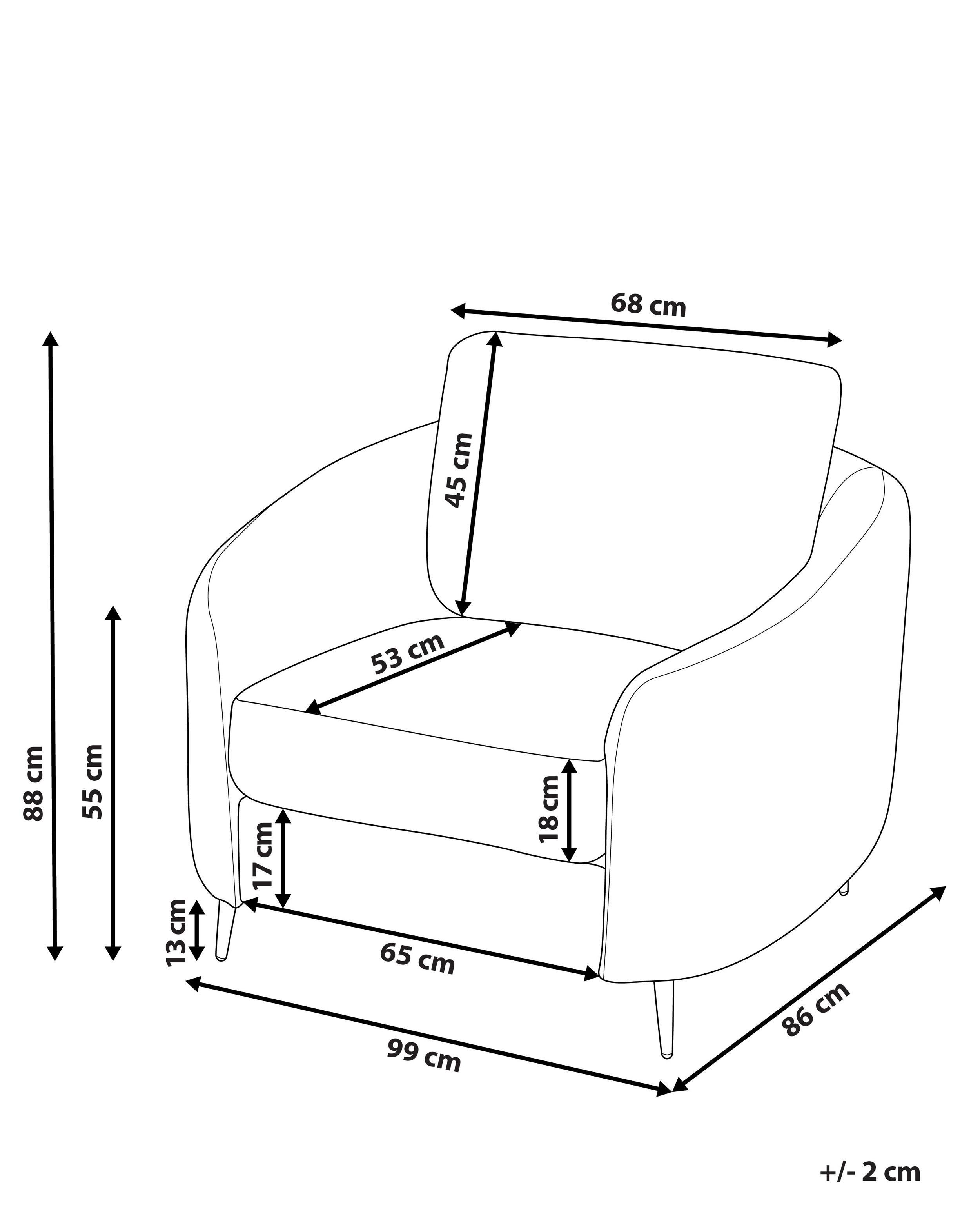 Fauteuil TROSA Stof Groen