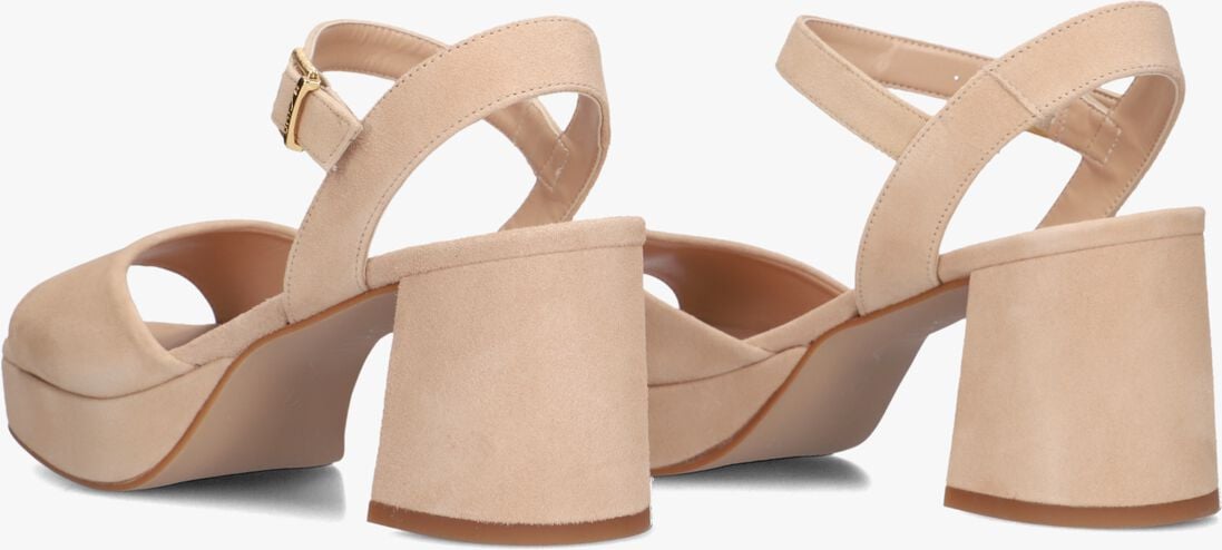 beige unisa sandalen met hak ney