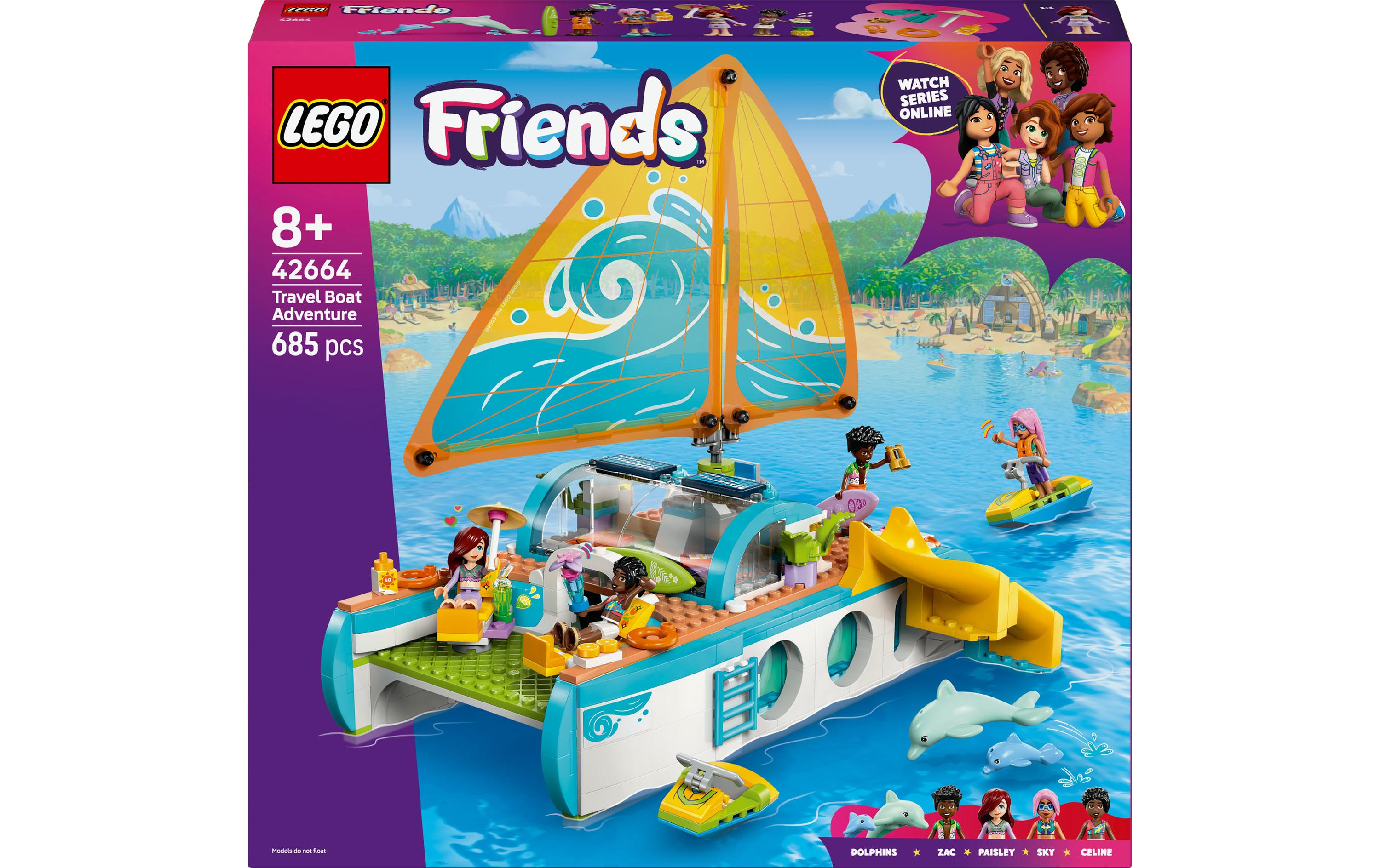 Friends Segelabenteuer 42664Spielset mit Boot und vielen Funktionen