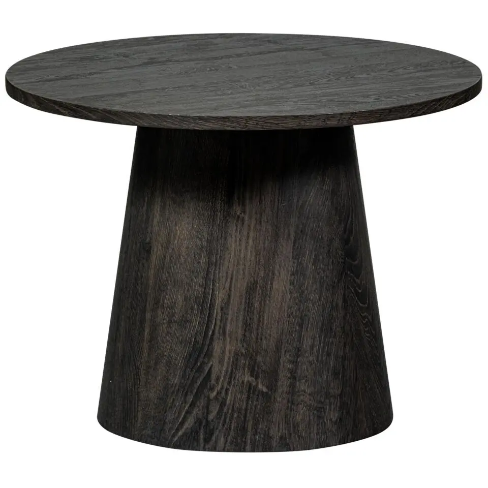 WOOOD Maan Salontafel - MDF - Donkerbruin - 45x60x60
