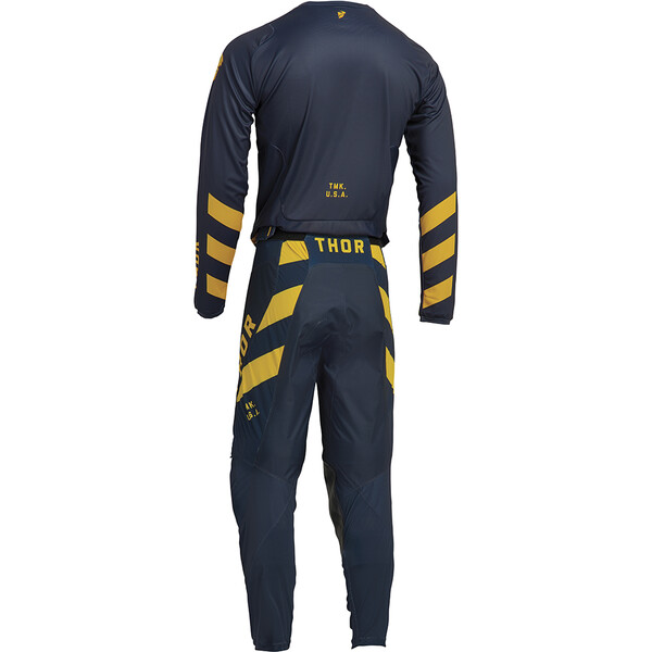 Thor Motocross - Maillot Pulse Vapor Navy / Jaune