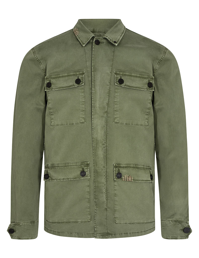 MOS MOSH VESTE HOMME SAHARIENNE DAM KAKI
