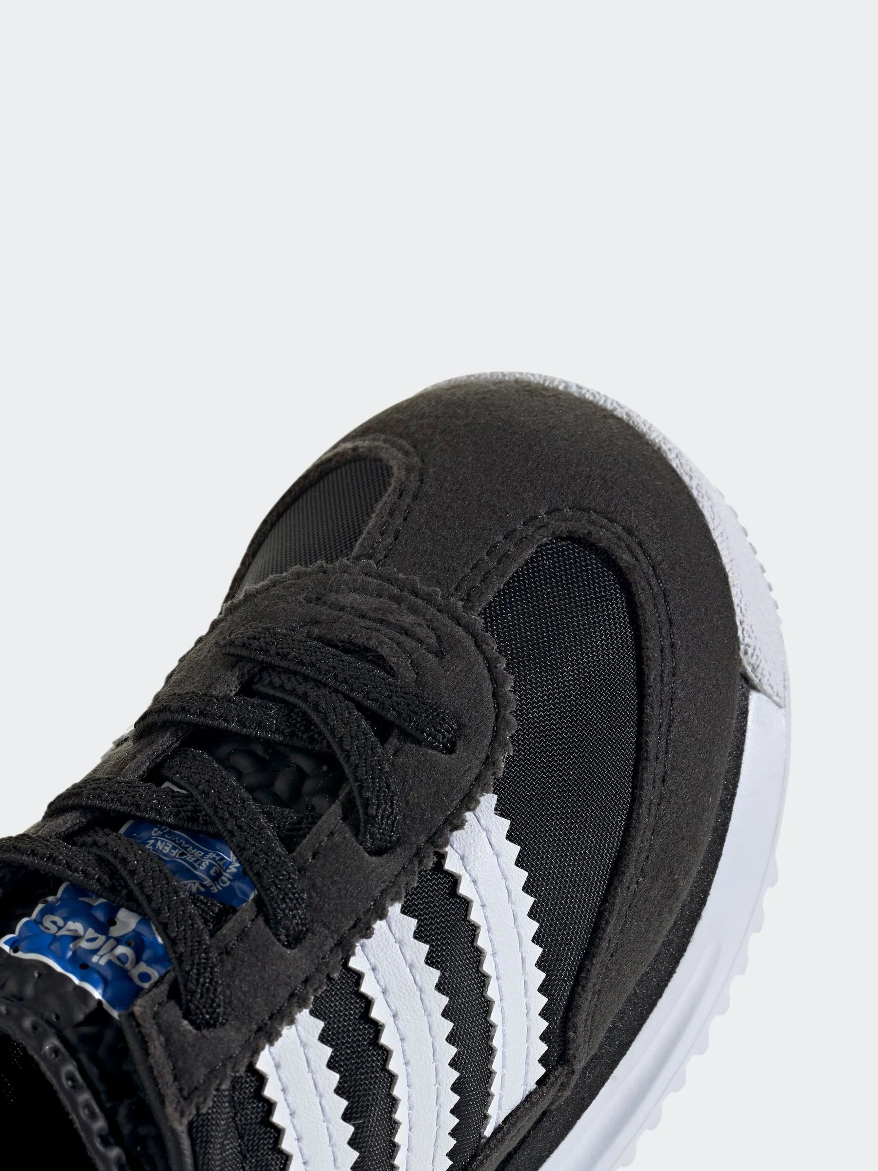 Zwart/wit - adidas Originals SL 72 RS Elastic Laces Infant Trainers